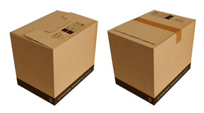 Cajas de cartón de montaje rápido capsa 2in1® Plus