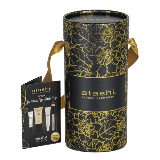 Cofre DD Cream Tono Medio + Contorno de Ojos Iluminador + brocha de maquillaje