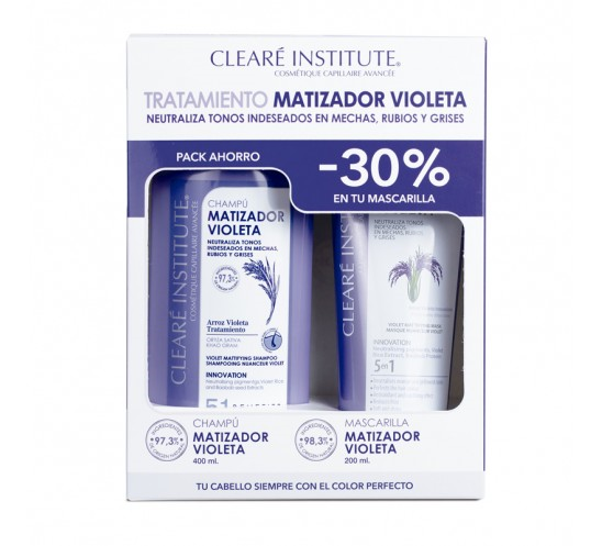 Clearé Matizador Violeta Pack Ahorro