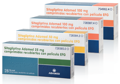 SITAGLIPTINA ADAMED COMPRIMIDOS RECUBIERTOS CON PELICULA EFG