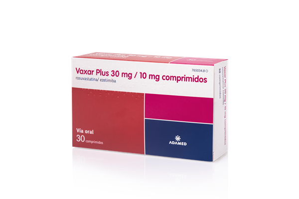 VAXAR PLUS 30 MG/10 MG COMPRIMIDOS, 30 comprimidos