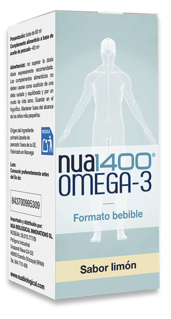 Nua1400 Omega-3 (60 mililitros)