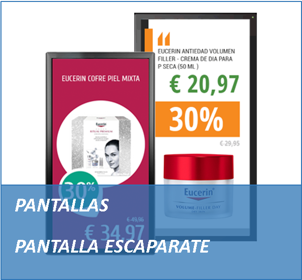 PANTALLAS ESCAPARATE